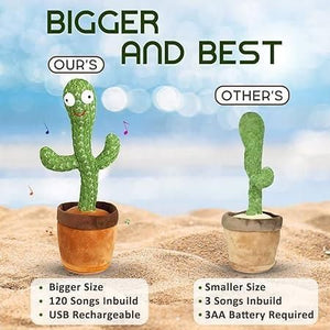 LED Mimicry & Musical dancing Cactus Toy