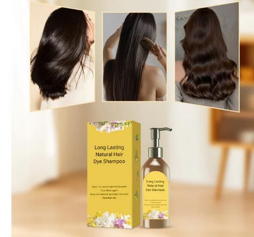 Long Lasting Natural Hair Dye Shampoo 50ML (Pack of 2)