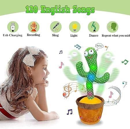 LED Mimicry & Musical dancing Cactus Toy