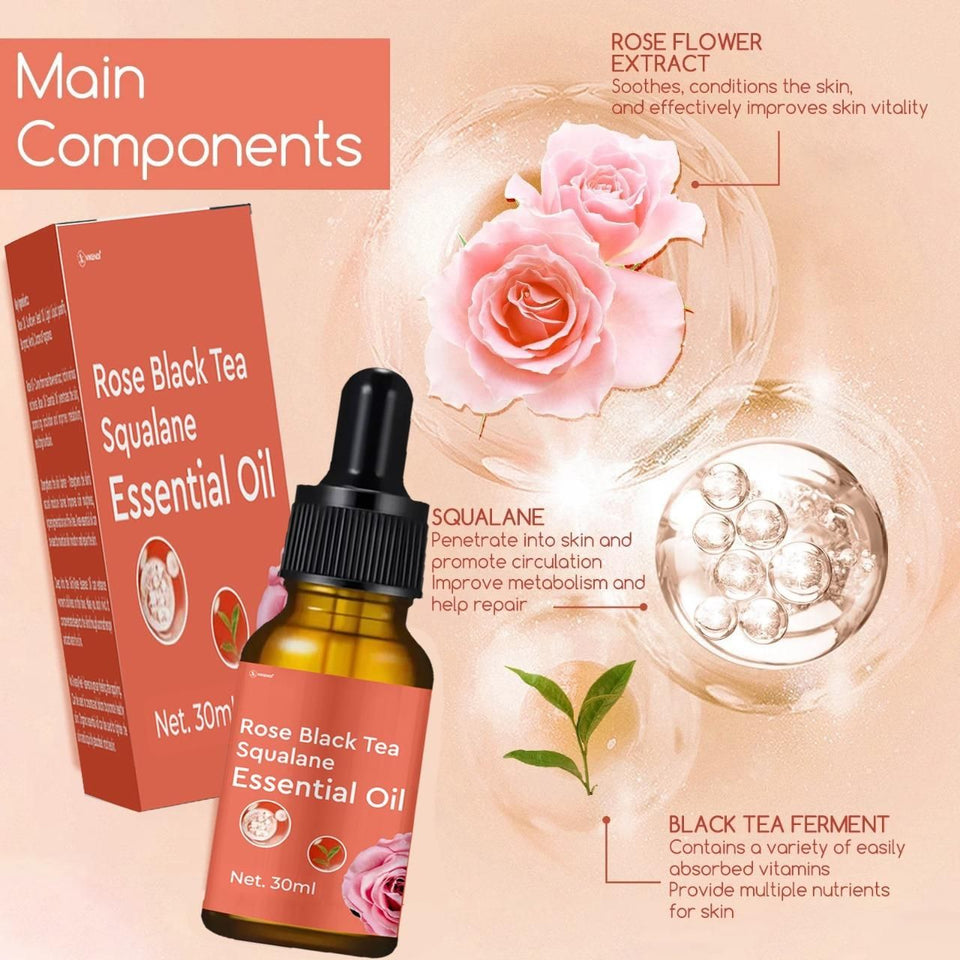 Rose Black Tea Squalane Essential Oil 60ml Pack of 2